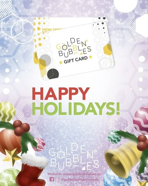 🎁✨ Give the gift of flavor this holiday season with our exclusive gift cards! 
                    🌟🍵 Treat your loved ones to the joy of sipping their favorite waffles and drinks on us. 🎄✨ Perfect for spreading warmth and happiness! 🎉
                    
                    #GiftOfBoba #HolidayCheers #gifting #eggwaffles #bubblewaffles #goldenbubbles #goldenbubblesottawa #giftcard  #holidays2023